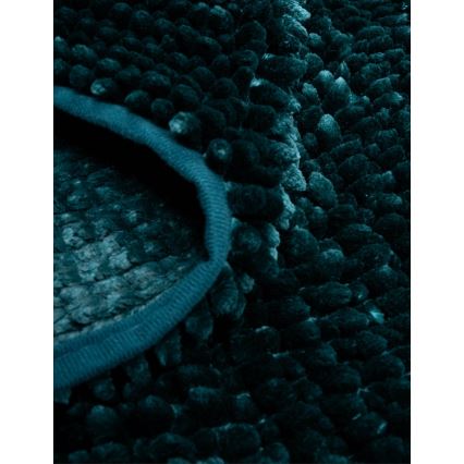 CHENILLE Non-Slip Bath Mat 50 x 80 cm, Turquoise