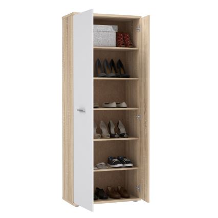 Chest/Shoe Cabinet SIMO Sonoma Oak/White