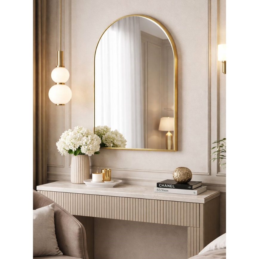 CHEYENNE Wall Mirror 90 x 60 cm, Gold