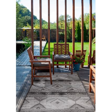 CHIARA Outdoor Rug 120x170 cm Grey