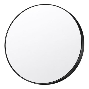 CHICAGO Wall Mirror, Ø 40 cm, Black