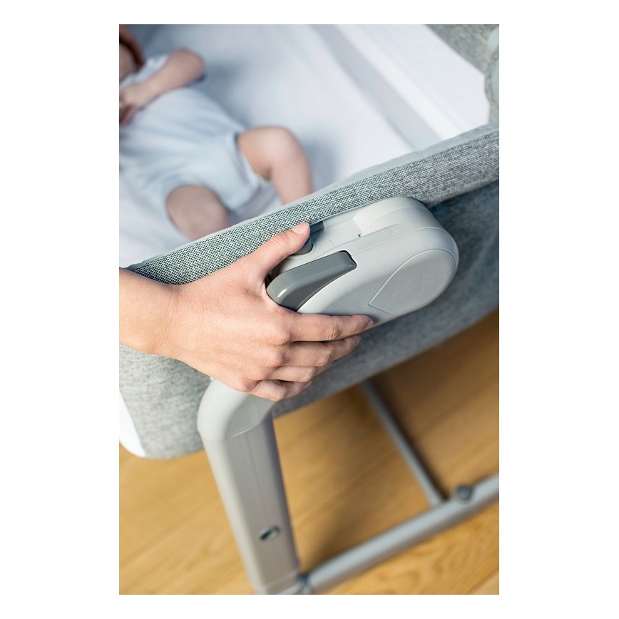 Chicco - Baby crib 2in1 2v1 NEXT2ME MAGIC EVO dark grey