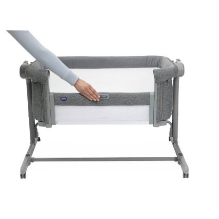 Chicco - Baby crib 2in1 2v1 NEXT2ME MAGIC EVO dark grey