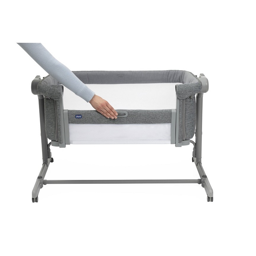 Chicco - Baby crib 2in1 2v1 NEXT2ME MAGIC EVO dark grey