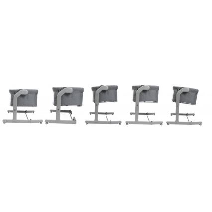 Chicco - Baby crib 2in1 2v1 NEXT2ME MAGIC EVO dark grey
