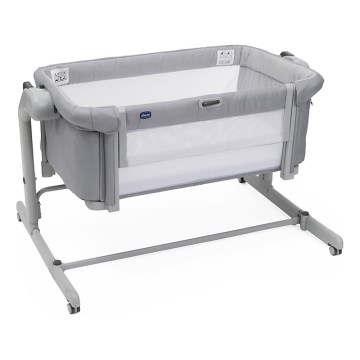 Chicco - Baby crib 2in1 2v1 NEXT2ME MAGIC EVO light grey