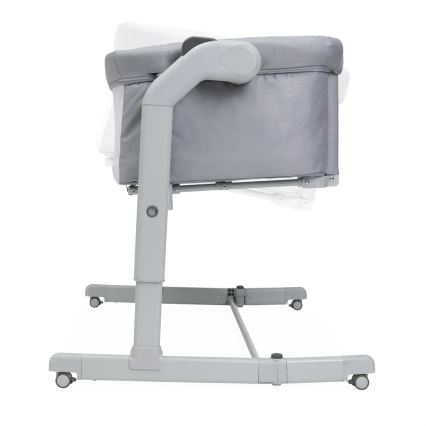 Chicco - Baby crib 2in1 2v1 NEXT2ME MAGIC EVO light grey