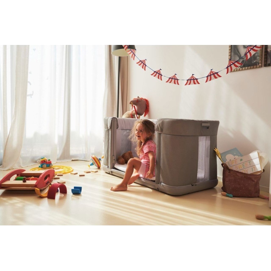 Chicco - Baby crib 3in1 3v1 NEXT2ME FOREVER dark grey