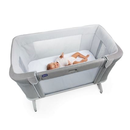 Chicco - Baby crib 3in1 3v1 NEXT2ME FOREVER dark grey