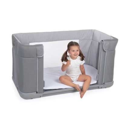 Chicco - Baby crib 3in1 3v1 NEXT2ME FOREVER dark grey