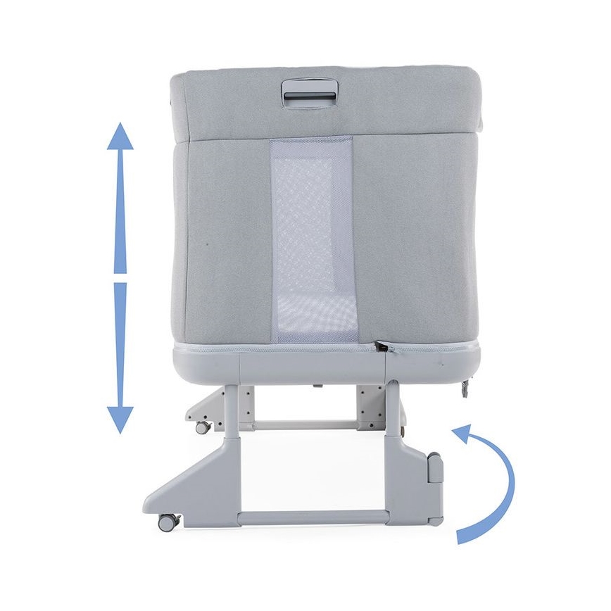 Chicco - Baby crib 3in1 3v1 NEXT2ME FOREVER dark grey