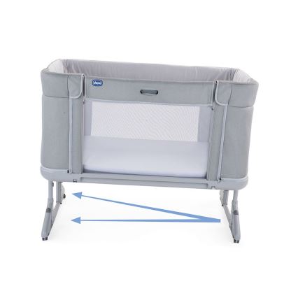 Chicco - Baby crib 3in1 3v1 NEXT2ME FOREVER dark grey