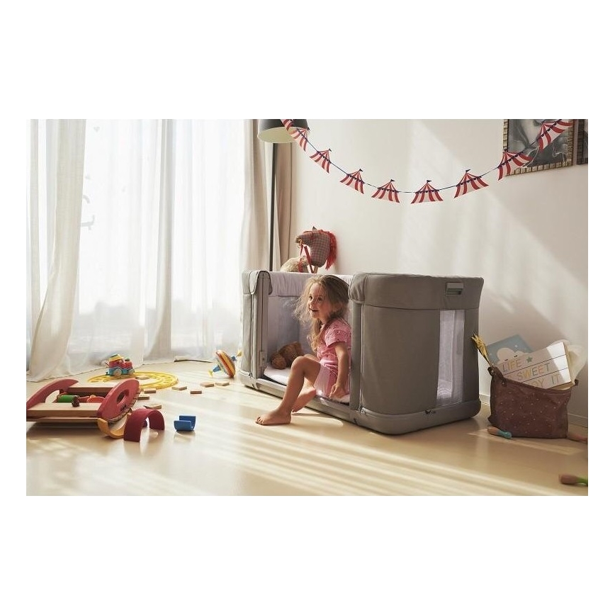 Chicco - Baby crib 3in1 3v1 NEXT2ME FOREVER light grey