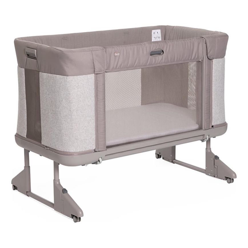 Chicco - Baby crib 3in1 NEXT2ME FOREVER grey