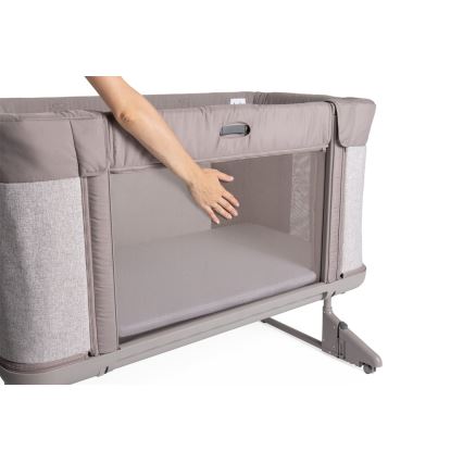 Chicco - Baby crib 3in1 NEXT2ME FOREVER grey