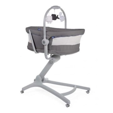 Chicco - Baby crib 4in1 BABY HUG dark grey