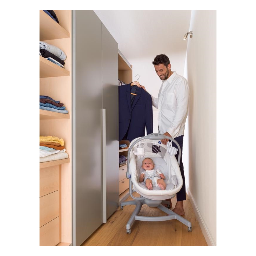 Chicco - Baby crib 4in1 BABY HUG grey