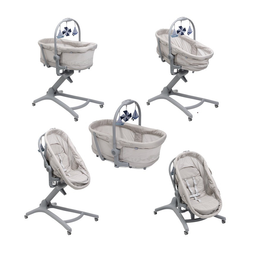 Chicco - Baby crib 5in1 BABY HUG PRO beige