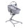 Chicco - Baby crib 5in1 BABY HUG PRO grey