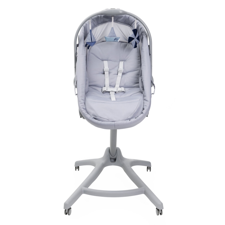 Chicco - Baby crib 5in1 BABY HUG PRO grey
