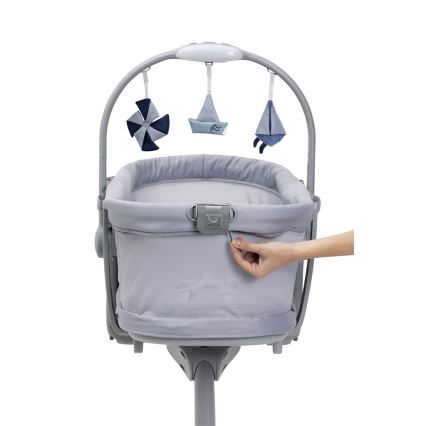 Chicco - Baby crib 5in1 BABY HUG PRO grey