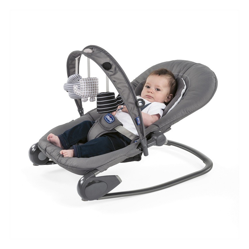 Chicco - Baby rocker HOOPLA dark grey