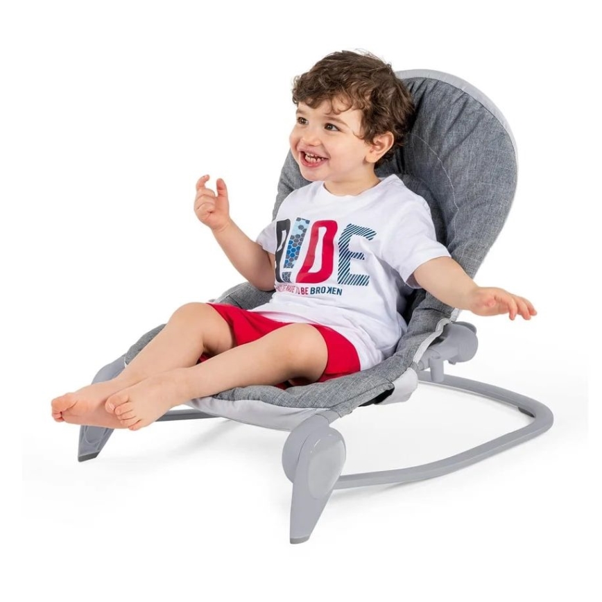 Chicco - Baby rocker HOOPLA grey/white