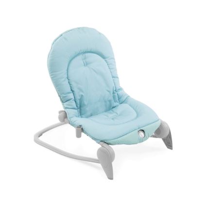 Chicco - Baby vibrating lounger with melody BALLOON Froggy blue