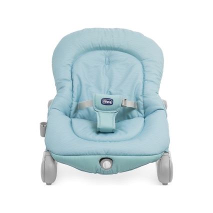 Chicco - Baby vibrating lounger with melody BALLOON Froggy blue