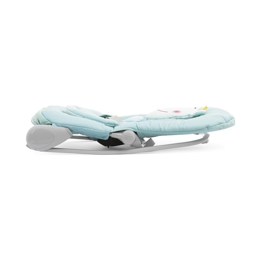 Chicco - Baby vibrating lounger with melody BALLOON Froggy blue