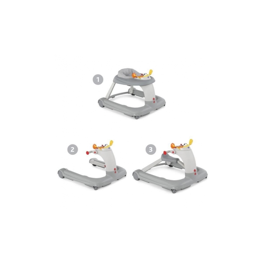 Chicco - Baby walker 1-2-3 grey