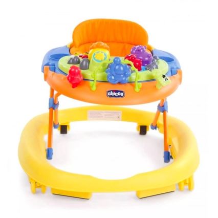 Chicco - Baby walker WALKY TALKY 2xAA yellow/blue