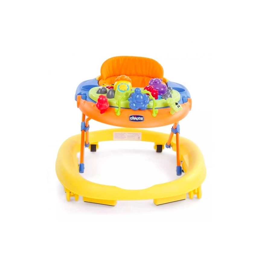 Chicco - Baby walker WALKY TALKY 2xAA yellow/blue