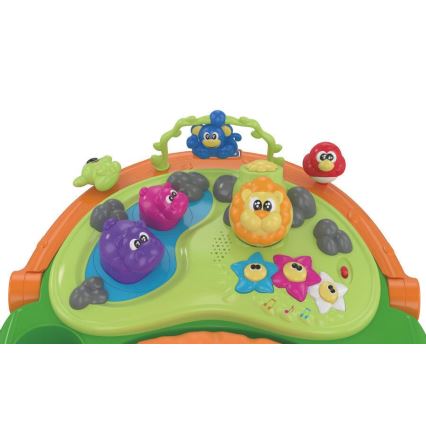 Chicco - Baby walker WALKY TALKY 2xAA yellow/blue