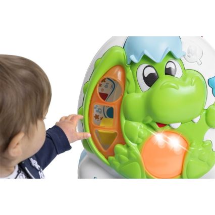 Chicco - Baby walker with activities and sound 2in1 DINO 2xAA