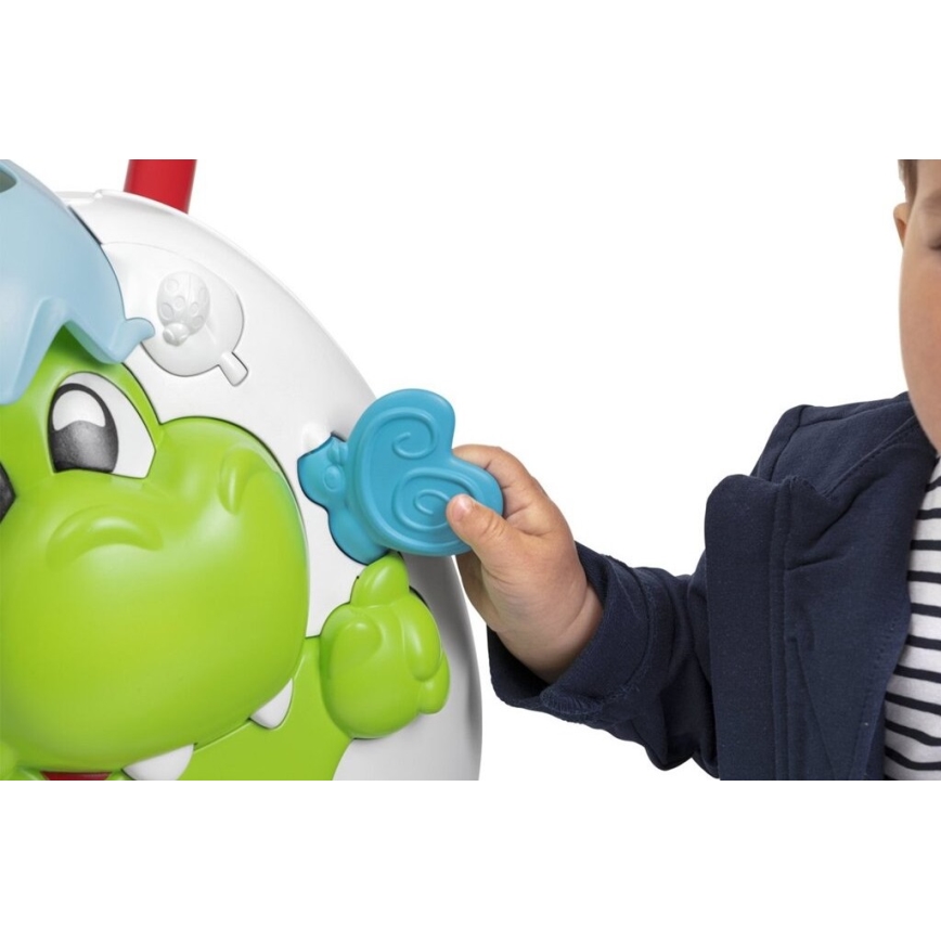Chicco - Baby walker with activities and sound 2in1 DINO 2xAA