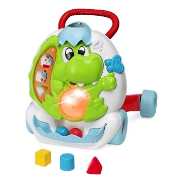 Chicco - Baby walker with activities and sound 2in1 DINO