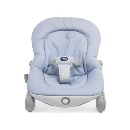 Chicco - BALLOON Dots Vibrating Baby Bouncer with Melody, Blue, 2xAA + 1xLR20