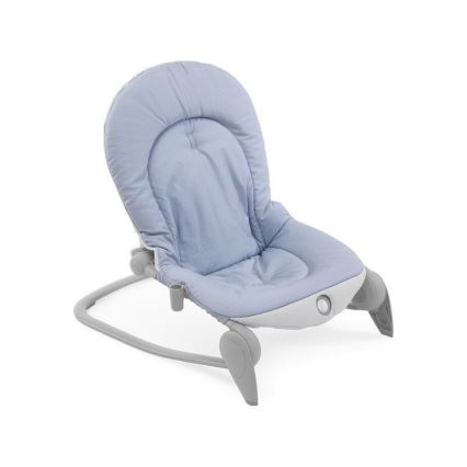 Chicco - BALLOON Dots Vibrating Baby Bouncer with Melody, Blue, 2xAA + 1xLR20