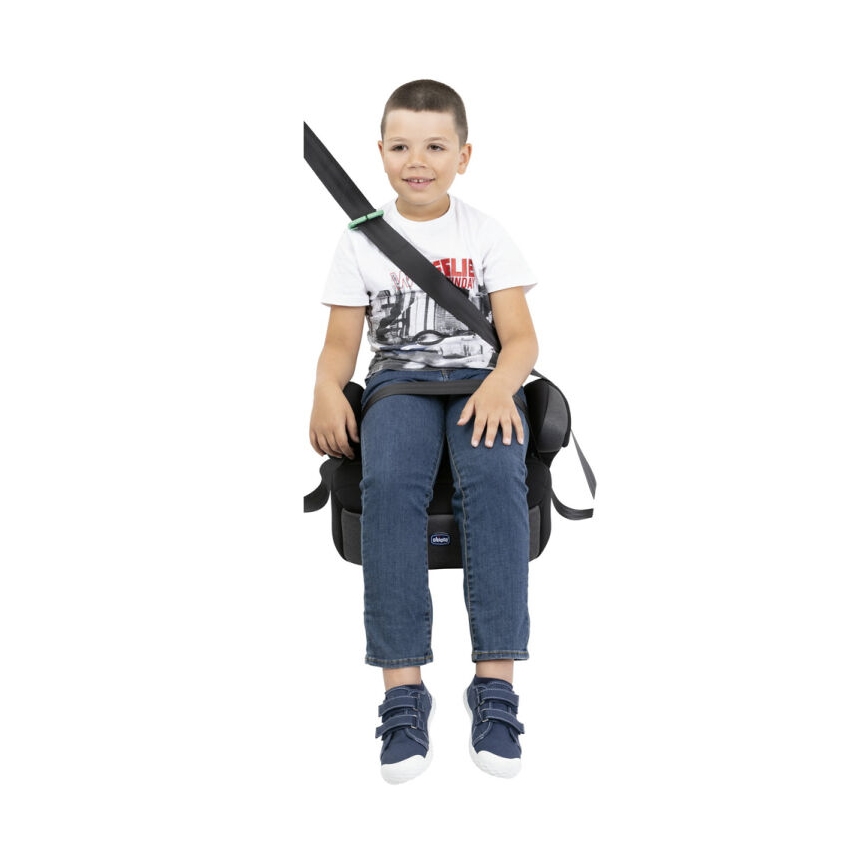 Chicco - Car booster seat QUASAR FIX i-Size (126-150 cm) black/grey
