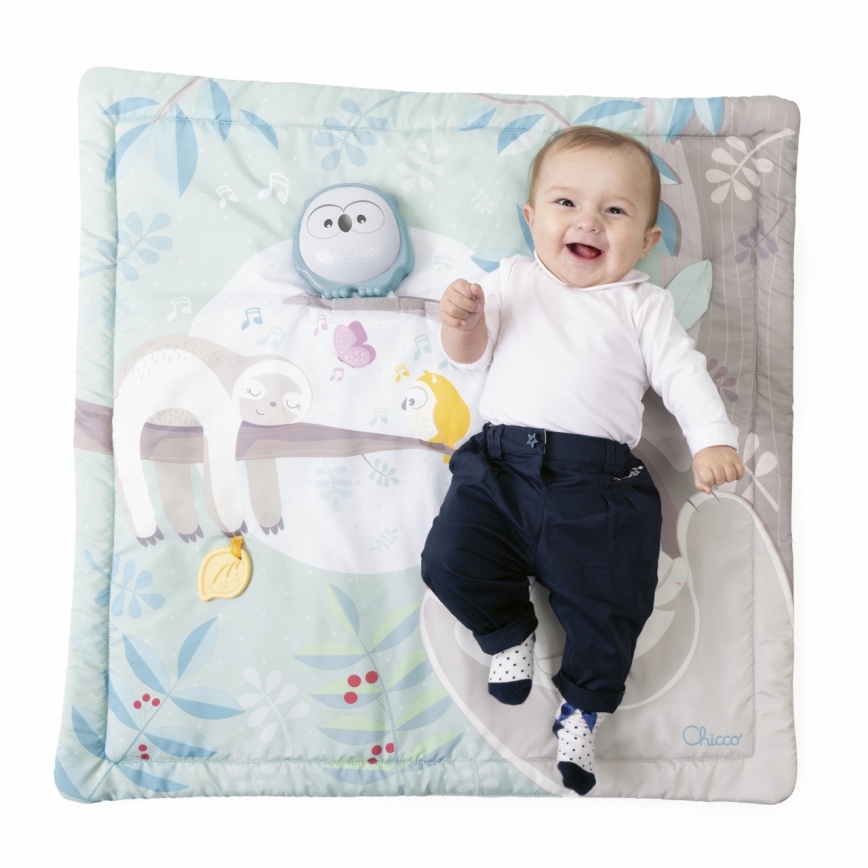 Chicco - Children's blanket for playing 2in1 owl