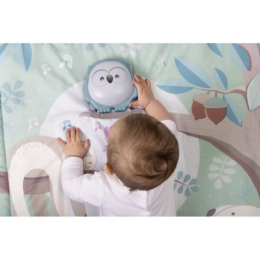 Chicco - Children's blanket for playing 2in1 owl