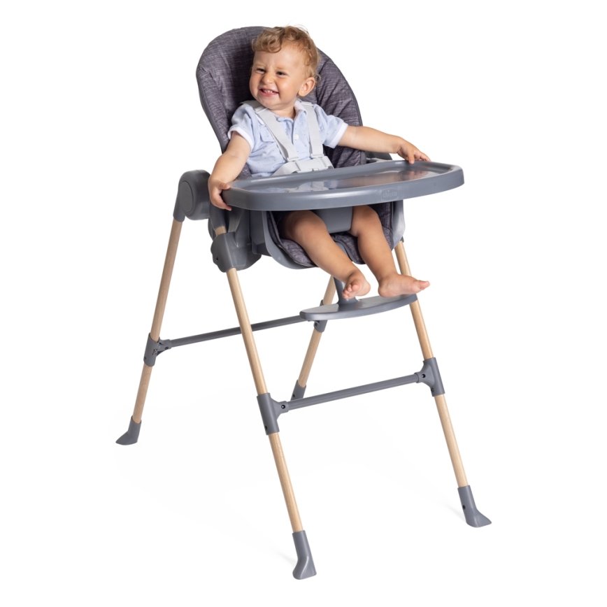 Chicco - Children's dining chair Polly Essential - grey