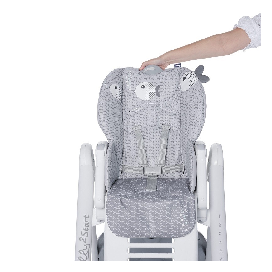 Chicco - Children's dining chair Polly2Start - Dots