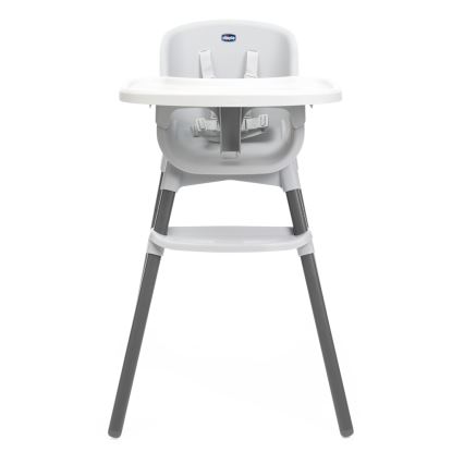 Chicco - Children's dining chair ZEST 3in1 white/grey