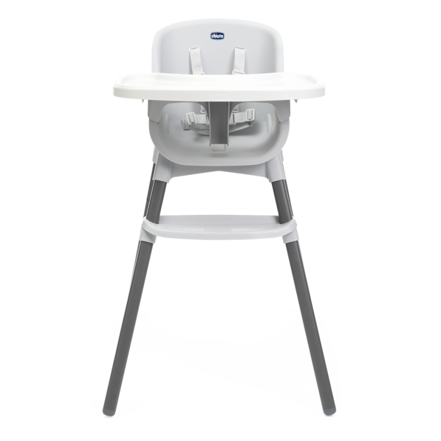 Chicco - Children's dining chair ZEST 3in1 white/grey