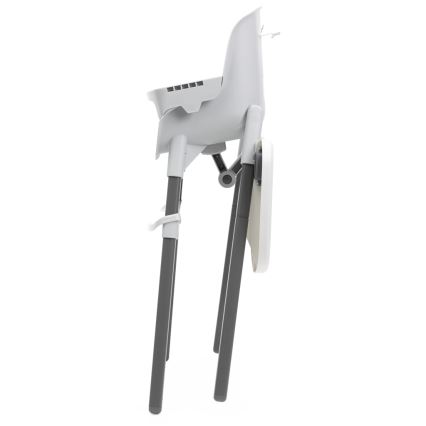 Chicco - Children's dining chair ZEST 3in1 white/grey