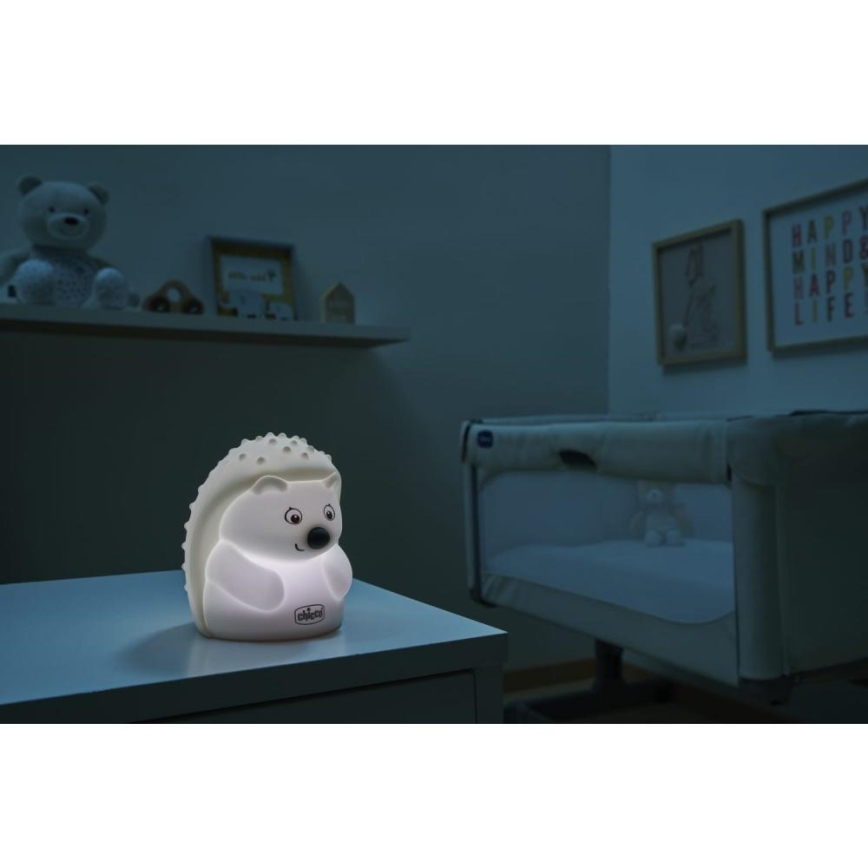 Chicco - Children's night lamp SWEET LIGHTS hedgehog