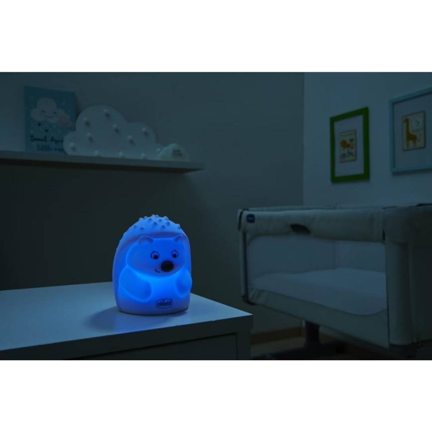 Chicco - Children's night lamp SWEET LIGHTS hedgehog