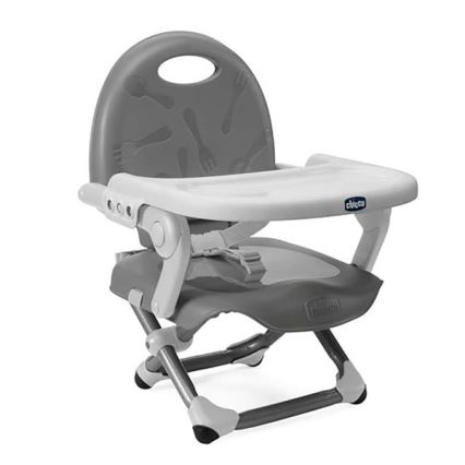 Chicco - Children's portable chair booster seat POCKET SNACK grey
